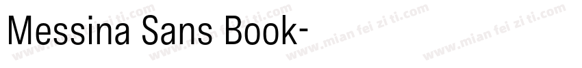 Messina Sans Book字体转换